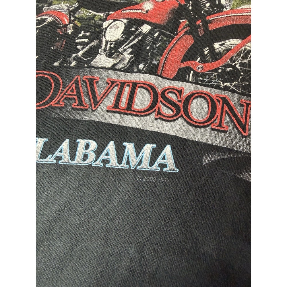 Harley-Davidson Heart of Dixie Pelham Alabama T-Shirt 2XL Life Begins - Picture 4 of 4